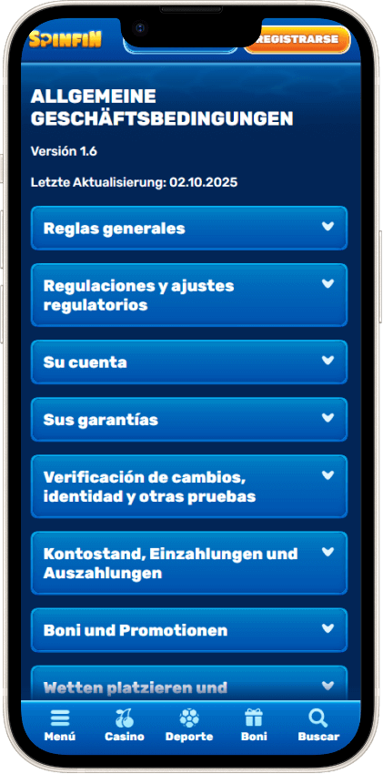 Spinfin Casino Seguridad y Licencia